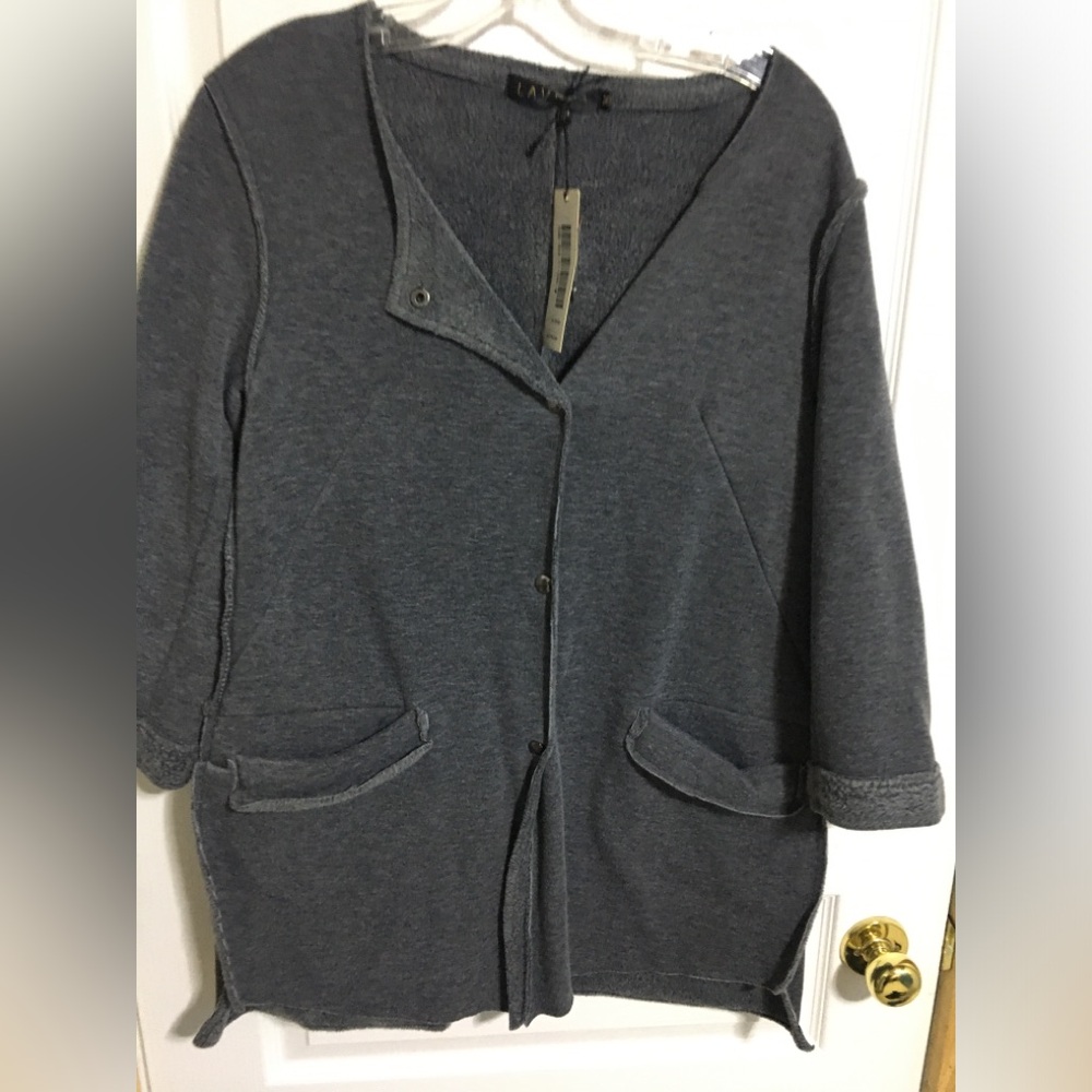 Jersey knit cardigan